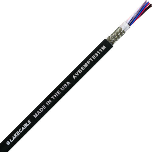 Lake AVBSMPTE311M Hybrid Fiber Optic Camera Cable Remote 500 FT Reel