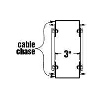 M/A Cable Chase Kit For 543 Frame