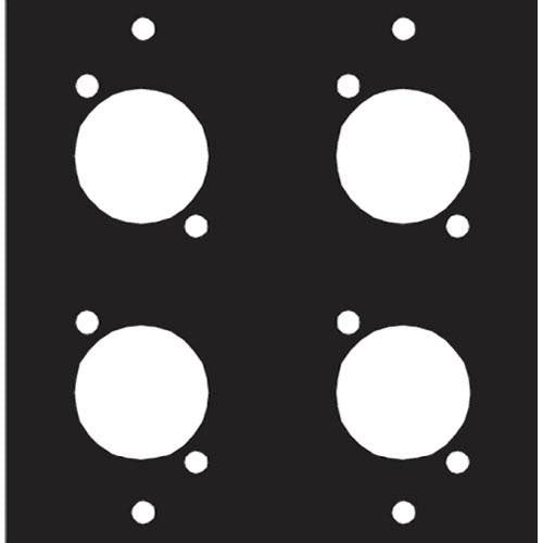 M/A UCP Panel 4 Canare BNC Punchouts