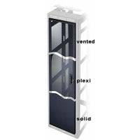 Mid Atl Plexi Front Door Fits 21Space