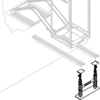 Mid Atl Ax-S Serv Stand Elev 3-10" Off G