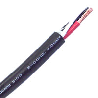 MOGAMI W3103 2C 11G HIDEF SPKR BLACK - Per Foot