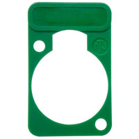 Neutrik D-Series Plastic Color Id Green