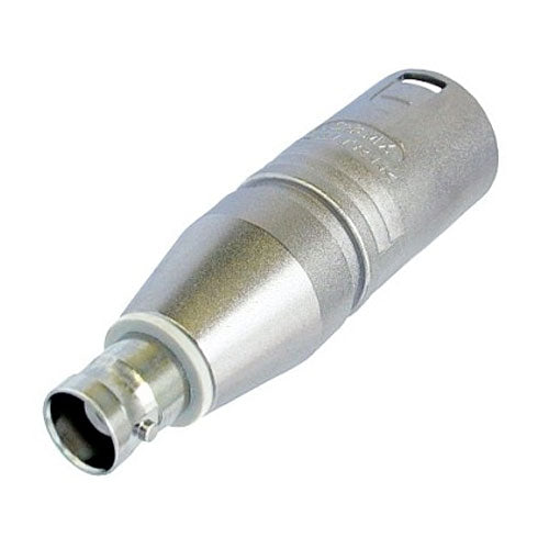 Neutrik NA2MBNC 3-Pole XLR Male to BNC Female Circular Adapter