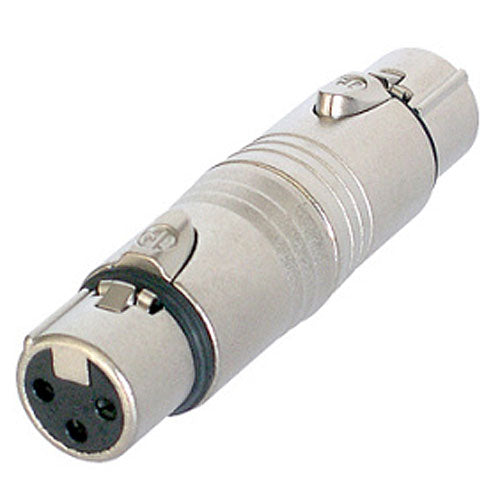 Neutrik NA3FF XLR Female to XLR Female In-line Gender Conversion Adapter