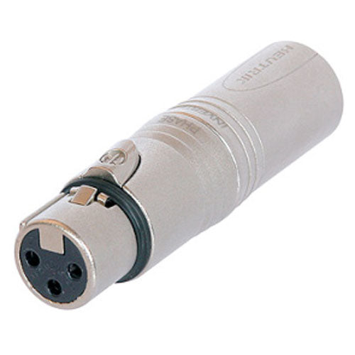 Neutrik 3-Pin Male XLR to 3-Pin Female XLR Adapter