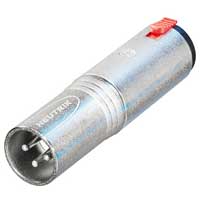 Neutrik NA3MJ XLR Male to TRS Female Adapter