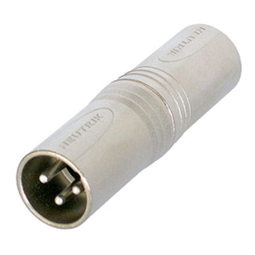 Neutrik NA3MM XLR Male to XLR Male In-line Gender Conversion Adapter