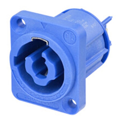 Neutrik NAC3MPXXA powerCON Blue Power In Chassis Mount