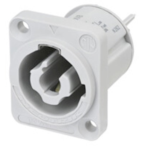 Neutrik NAC3MPXXB powerCON Grey Power Out Chassis Mount