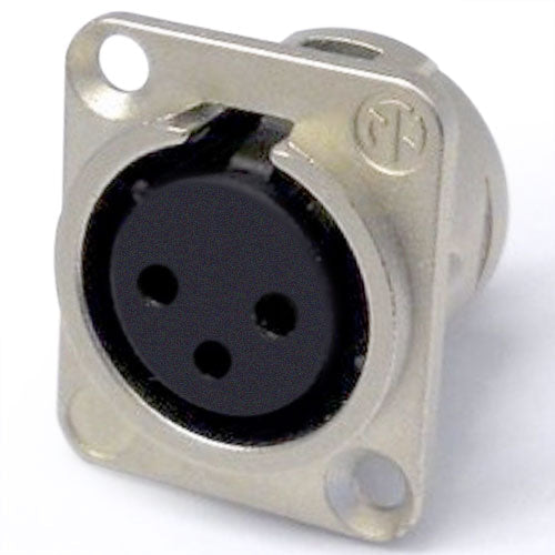 Neutrik NC3FD-L-0-1 XLR Female Receptacle - LATCHLESS