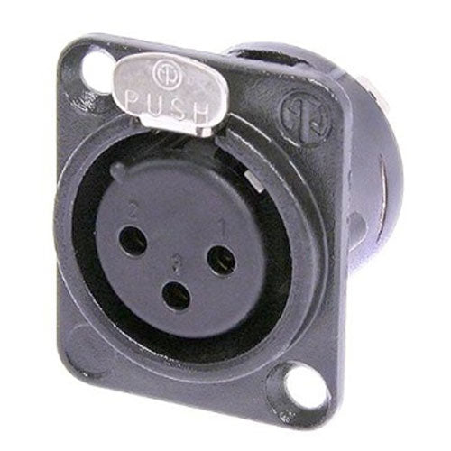 Neutrik NC3FD-L-BAG-1 XLR 3-Pole Female Receptacle