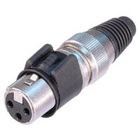 Neutrik NC3FX-HD 3-Pin Female XLR Cable End Heavy Duty Nickel/Gold