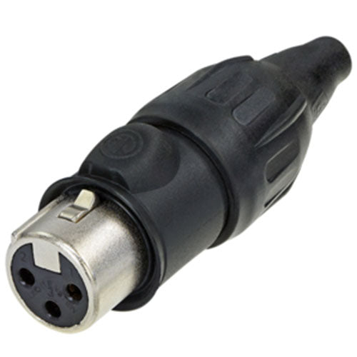 Neutrik NC3FX-TOP 3 pole Female Cable Connector, True Outdoor Protected (TOP)