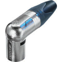 Neutrik NC3MRX 3Pin XLR Male - Right Angle - Nickel & Silver