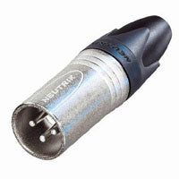 Neutrik NC3MXX-D 3-Pin XLR Male Nickel/Silver Bulk Pack