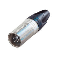 Neutrik NC4MXX 4-Pin Male XLR Cable End Connector Nickel/Silver