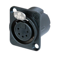 Neutrik DLX XLRF 5Pin Chassis /Silver