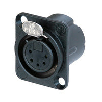 Neutrik DLX XLRF 5Pin Chassis /Gold