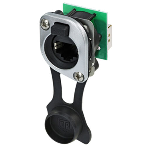Neutrik NE8FDP-TOP RJ45 Feedthrough Receptacle, True Outdoor Protected (TOP)