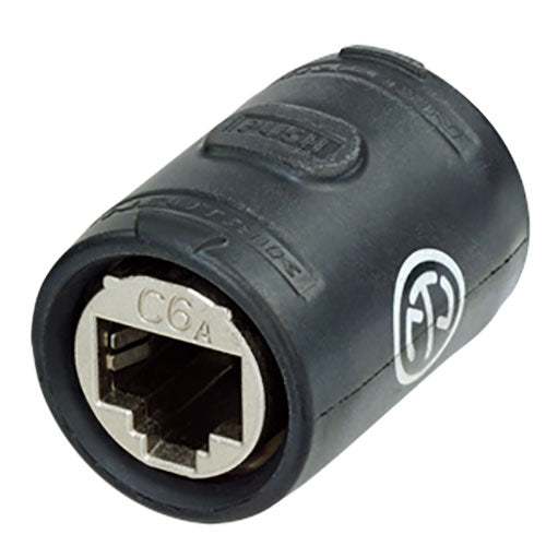 Neutrik NE8FFX6-W EtherCON CAT6A Feedthrough Coupler