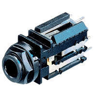 Neutrik NJ2FD-V Vertical 1/4" Mono Jack