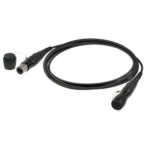OpticalCon DUO to DUO MultiMode OM3 Tactical Cable Black 100M