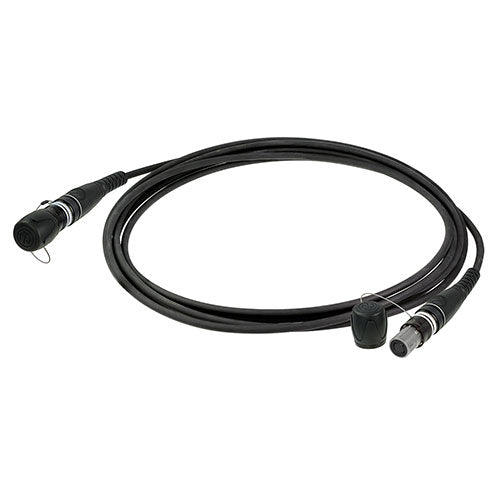 OpticalCon QUAD to QUAD MultiMode OM3 Tactical Cable Black 200M