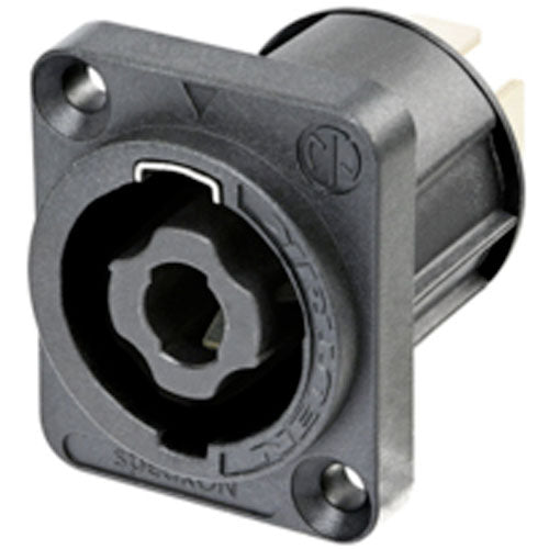 Neutrik NL4MPXX SpeakON 4-Pole Chassis Connector, D-size
