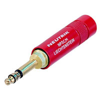 Neutrik NP3CM-R Mil/B-Gauge Type Phone Plug Red
