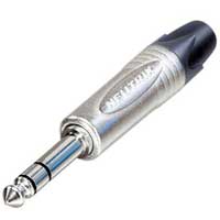 Neutrik NP3X 1/4" TRS Male PX  Series Nickel/Silver
