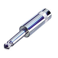 Neutrik Rean NYS201 2-Pole 1/4" Male Plug, Short Metal Handle