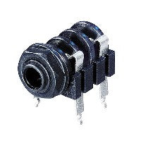 Neutrik Rean NYS2182 2-Pole Horizontal 1/4" Jack