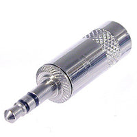 Neutrik Rean 3.5mm Plug, Large Cable Outlet, Nickel/Silver Contacts