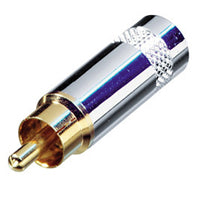 Neutrik Rean NYS352G RCA Male Cable End Connector Gold