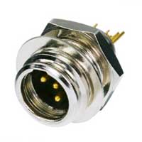 Rean RT5MP 5-Pole Tiny XLR Chassis Nickel Gold