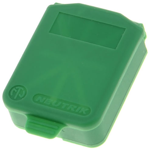 Neutrik SCDX-5 D-Size Hinged Sealing Cover - Green
