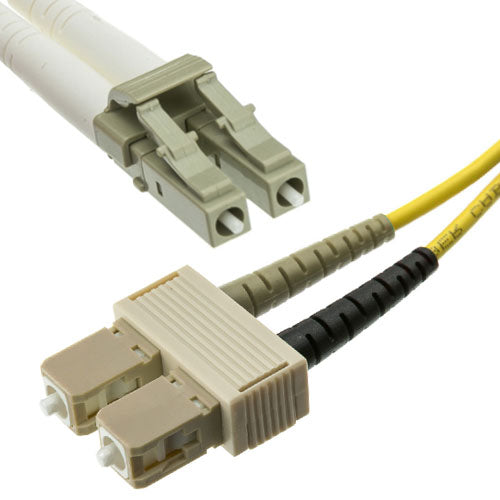 OCC FO Cable 9/125 Singlemode LC-SC Duplex, Yellow, 2M