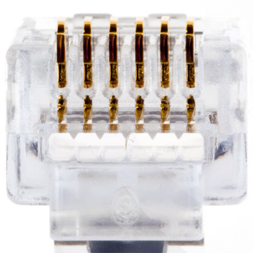 Platinum Tools 100026C EZ-RJ12/11 Connector, 50/Clamshell