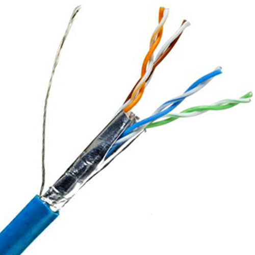 Quabbin 2275 DataMax Patch Mini 6 - 28 AWG, 4 Pair, F/UTP, LSZH Jacket, Blue, 1000 FT