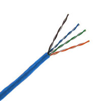 Cat5E 350MHz 24AWG Solid 4PR UTP, PVC Jacket 500 FT Box