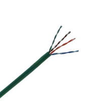 Cat5E 350MHz 24AWG Solid 4PR UTP, CMR ETL, PVC Jacket 1000 FT Box