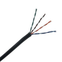 Cat5E 350MHz 24AWG Solid 4PR UTP, CMR ETL, PVC Jacket 1000 FT Box