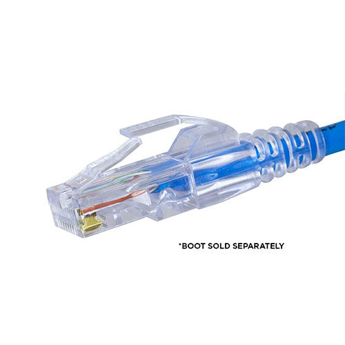SIMPLY45 S45-1000 Standard WE/SS RJ45, Cat5e Unshielded, Blue Tint, 100pc/Jar