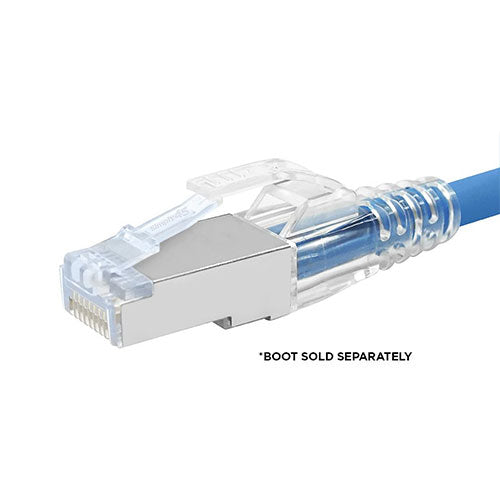 SIMPLY45 S45-1050 Standard WE/SS RJ45, Cat5e Shielded, Blue Tint, 50pc/Jar