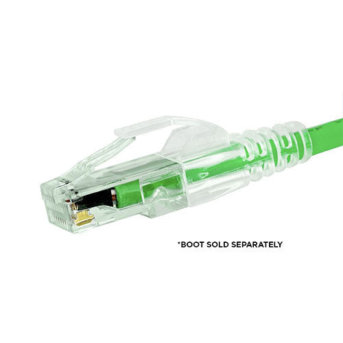 SIMPLY45 S45-1100 Standard WE/SS RJ45, Cat6 Unshielded, Green Tint, 100pc/Jar