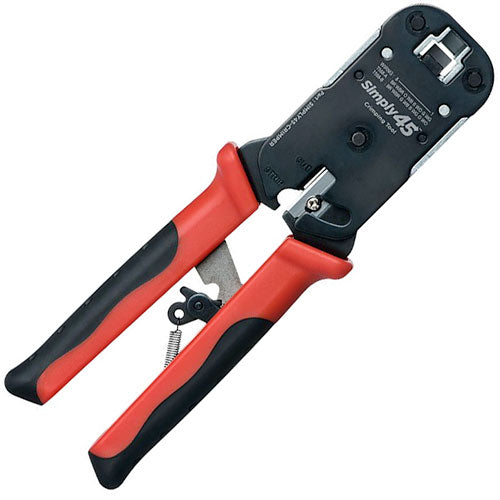 SIMPLY45 S45-C100 RJ45 Crimp Tool for Pass Through UTP RJ45 Mod Plugs