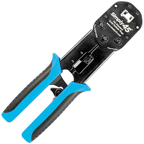 SIMPLY45 S45-C200 RJ45 Universal Crimp Tool for Standard WE/SS Unshielded RJ45 Plugs
