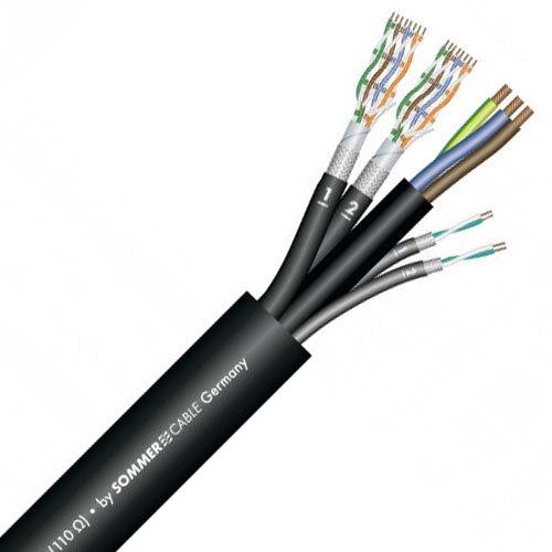 Sommer Cable 500-0191-2 SC-Monocat Power 212 Hybrid Cable, PVC Jacket - per foot