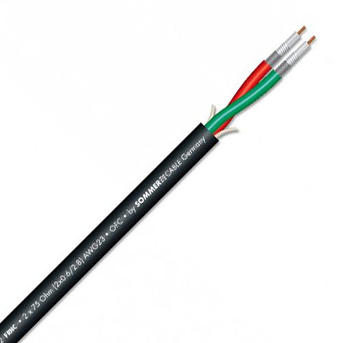 Sommer Cable 600-0851-02F SC-Transit 2 HD 23AWG Video Coax Cable - per foot